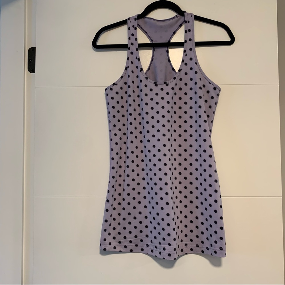 lululemon athletica Purple Polka Dot Tank Top